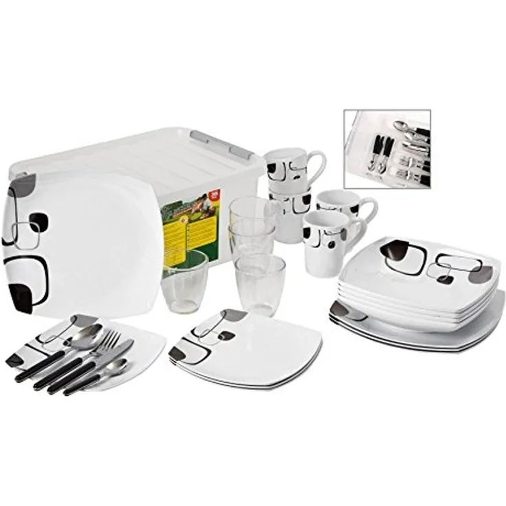 Brunner All Inclusive Enigma Geschirr-Komplettset, 36-tlg.