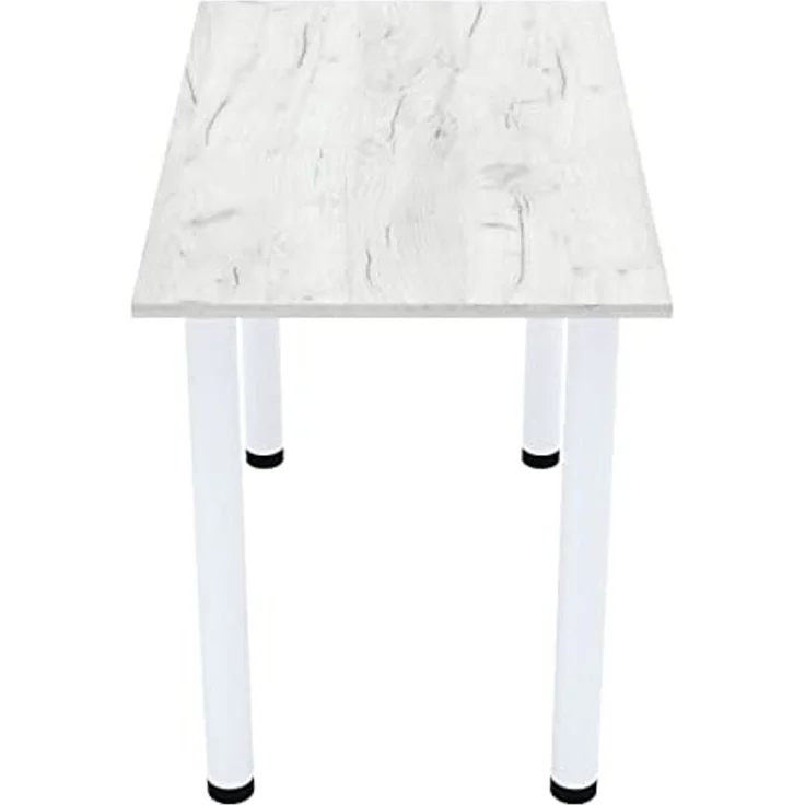 AKKE Esstisch, Esszimmertisch mit weißen Beinen Küchentisch Bürotisch 2mm PVC – Bild 5