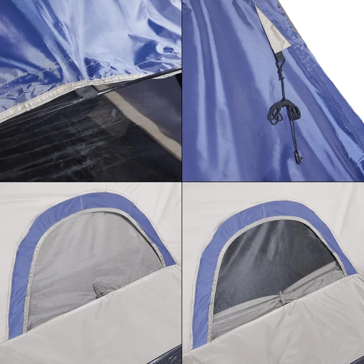 Campingzelt für 2 Personen in Blau [pro. tec] – Bild 9