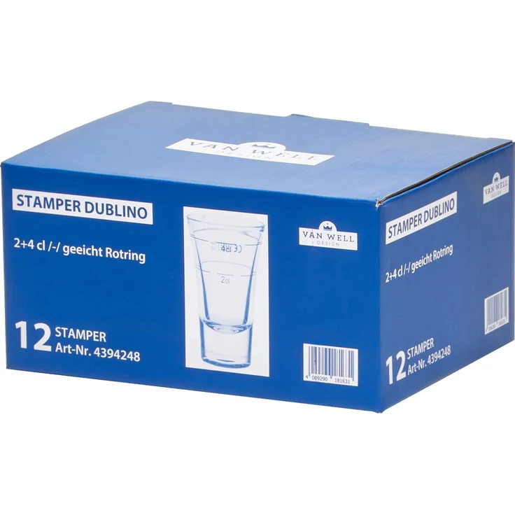 Van Well Dublino Stamper geeicht 2cl/4cl Rotring 12er Set – Bild 2