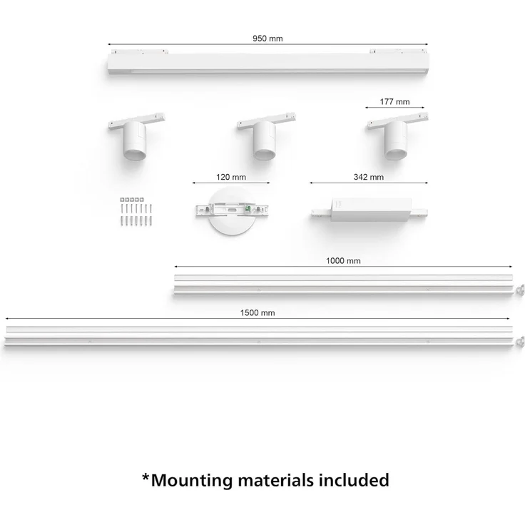 Philips Hue Perifo Ceiling Set - 3 Cylinder Spots + Lightbar - White – Bild 2