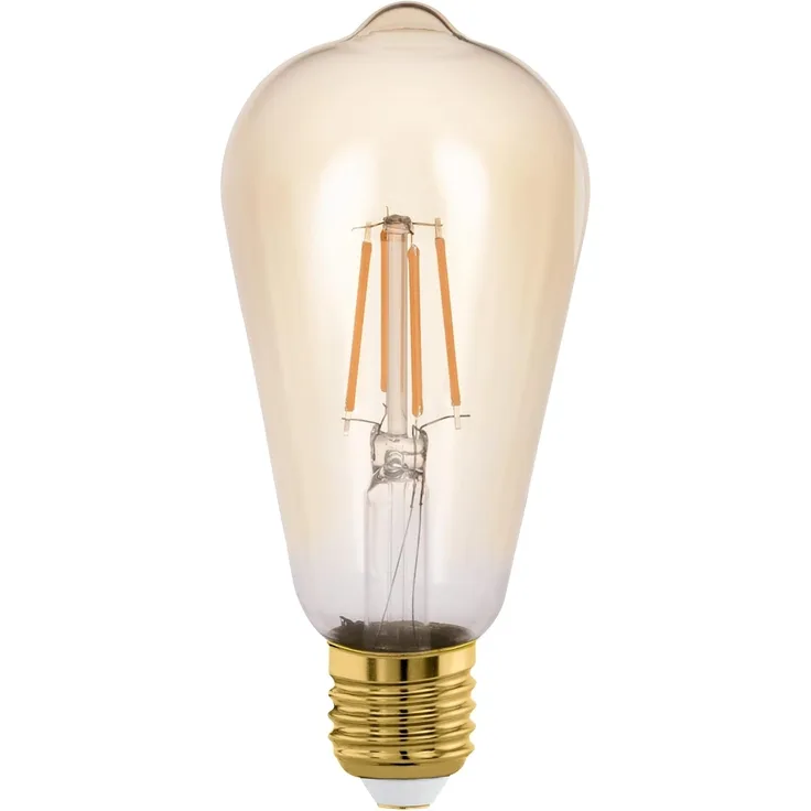 Eglo 110055 LED Filament Leuchtmittel E27 L:14. 2cm Ø:6. 4cm 2200K amber