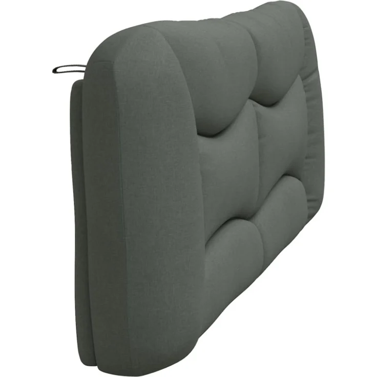 vidaXL Kopfteil-Kissen Dunkelgrau 200 cm Stoff 374617 – Bild 8