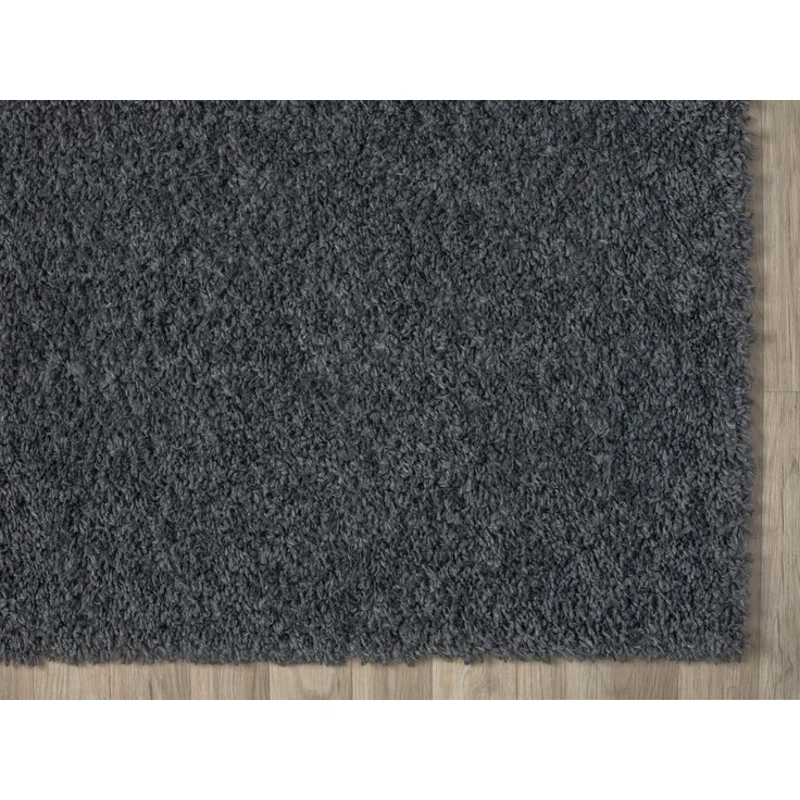Hochflor Teppich SHAGGY dunkelgrau rechteckig diverse Größen – Bild 5