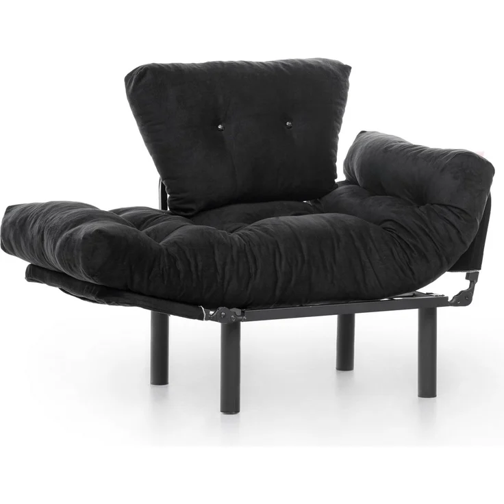 Hanah Home 'Nitta Single - Black' Ohrensessel, Schwarz, 95 x 85 x 70 cm – Bild 7