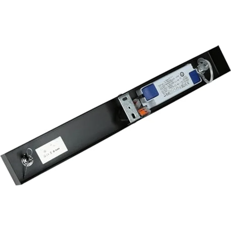 Licht-Erlebnisse Radlin, LED Hängelampe 100 cm lang, Schwarz, dimmbar, 2700 K warmweiß, modern, höhenverstellbar für Esszimmer – Bild 7