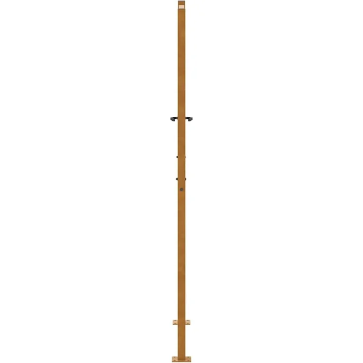vidaXL Gartentor 100x175 cm Verwitterungsstahl Wellendesign 4100977 – Bild 6