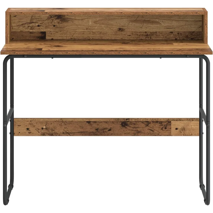 vidaXL Schreibtisch mit Stauraum Altholz 100 x 50 x 91 cm 8008030 – Bild 3
