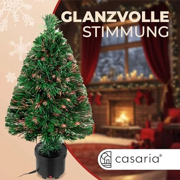 Casaria Künstlicher Weihnachtsbaum, autom. Farbwechselspiel – Bild 2