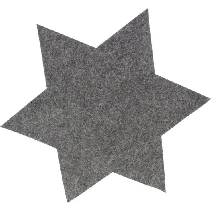 Annastore Platzset 6 x Filzsterne in verschiedenen Größen und Farben, (Platzdeckchen, Platzset), Weihnachtsdeko Filz, Tischset aus Filz, Untersetzer – Bild 2
