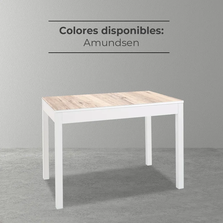ASTIMESA küchentisch, 100x60 cm-extendida 150x60 cms – Bild 7