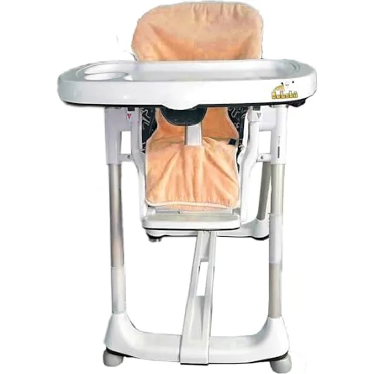 Hochstuhlbezug aus Frottee, hergestellt in Italien, Orange