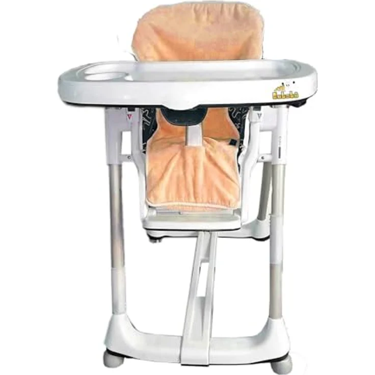 Hochstuhlbezug aus Frottee, hergestellt in Italien, Orange – Bild 1