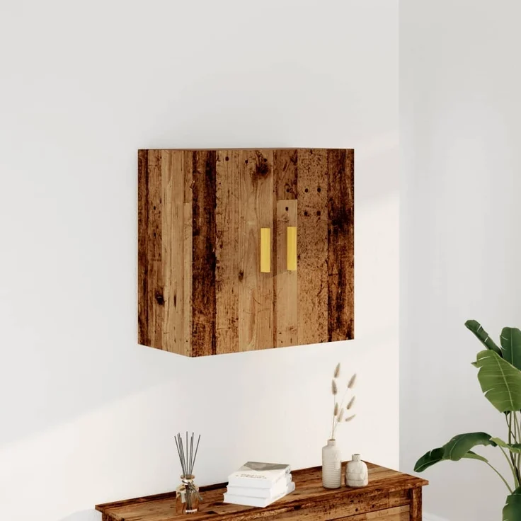 vidaXL Wandschrank Altholz-Optik 60x31x60 cm Holzwerkstoff 857069 – Bild 2