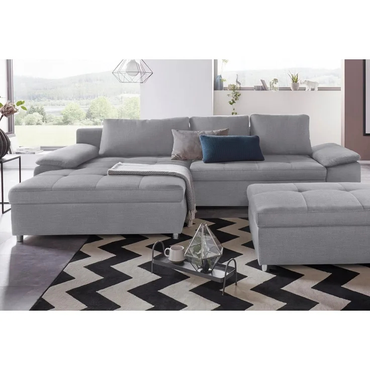 sit&more Ecksofa Labene L-Form, wahlweise mit Bettfunktion und Bettkasten, auch als XXL-Variante