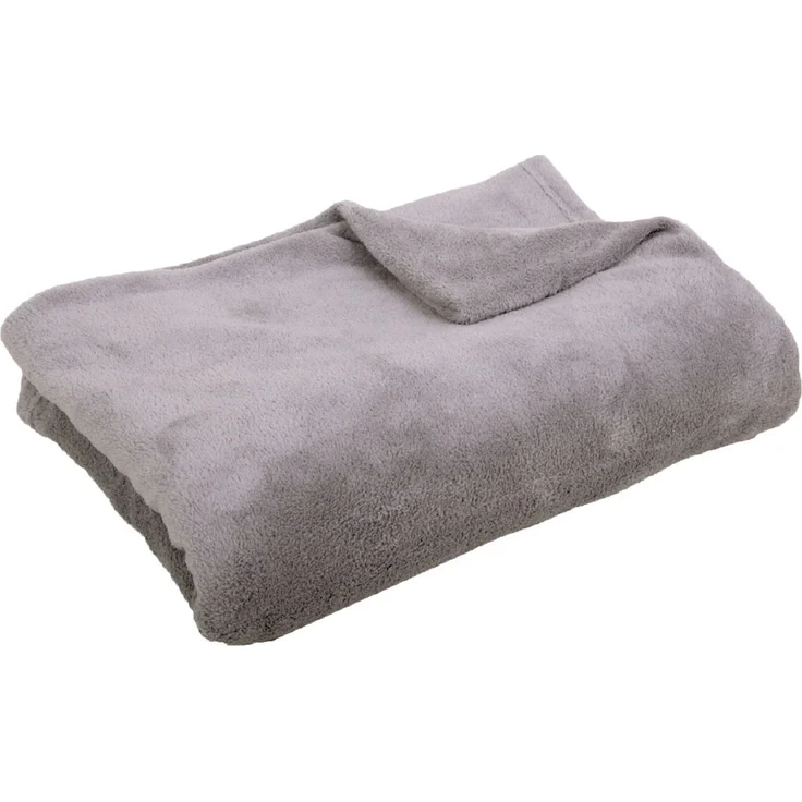 Babydecke Krabbeldecke Schmusedecke Kuscheldecke für Kleinkinder, flauschig weich nach ÖKO-TEX Standard 100 in vielen verschiedenen Ausführungen verfügbar in vielen Grüßen und Farben (ca. 70x100 cm / hellgrau - silbergrau) – Bild 3