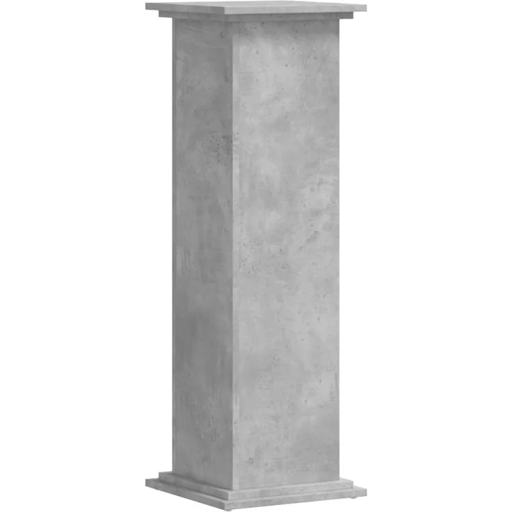 vidaXL Pflanzenständer Betongrau 33x33x100 cm Holzwerkstoff 852981 – Bild 1