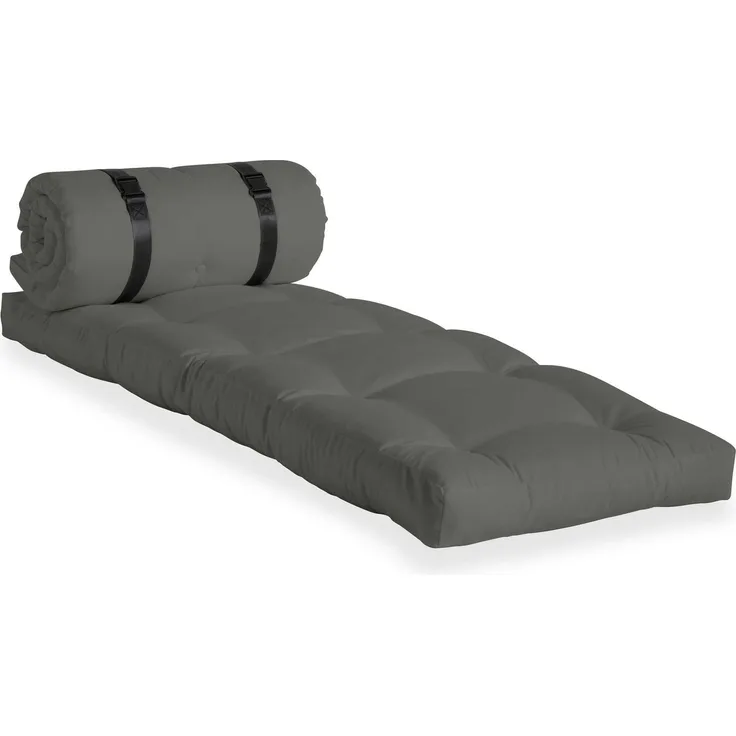 Karup Outdoor Liege Sitzpolster BUCKLE UP OUT Dunkelgrau Grau, 403 Dark Grey 70x95x60 cm
