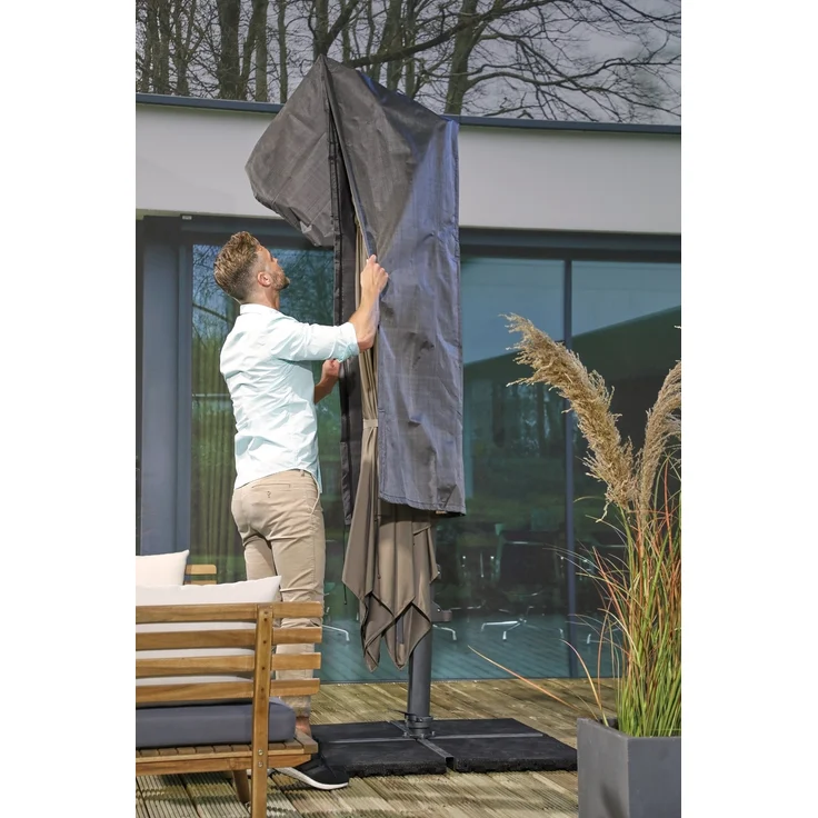 Gardissimo 344448 XL Schutzhülle mit Stab für Sonnenschirme bis 450cm 250x64cm – Bild 8