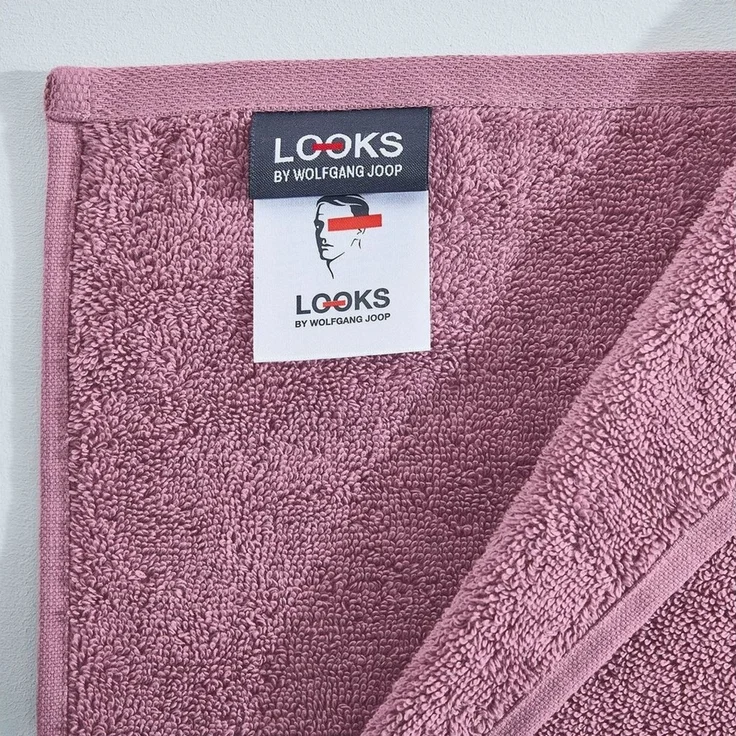 LOOKS by Wolfgang Joop Duschtuch LOOKS, Frottier (1-St), mit Logobestickung – Bild 3