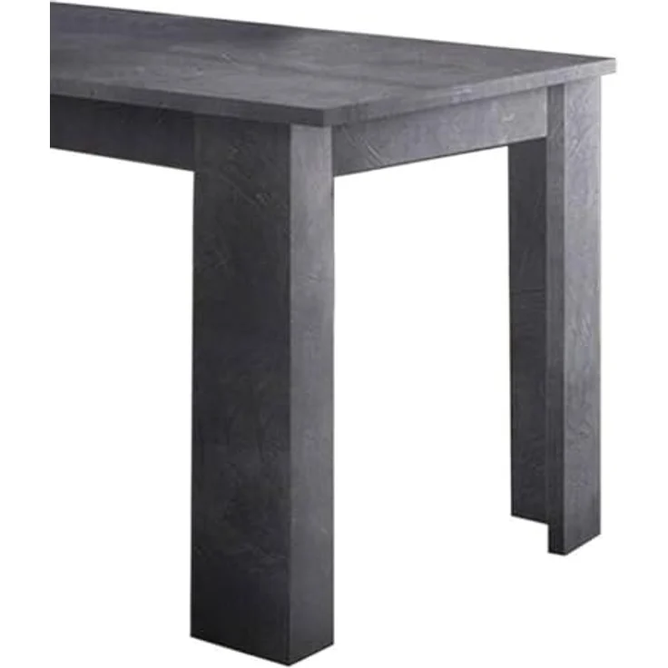 Dmora - Ausziehbarer Tisch Natan, Ausziehbare Konsole für bis zu 12 Sitzplätze, Ausziehbare Konsole 100 % Made in Italy, 160/210 x 90 x 75 cm, Schiefer – Bild 8