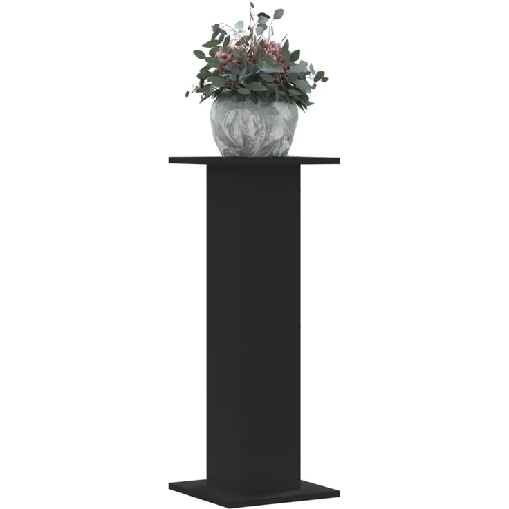 vidaXL Pflanzenständer 2 Stk. Schwarz 30x30x80 cm Holzwerkstoff 3307865 – Bild 2