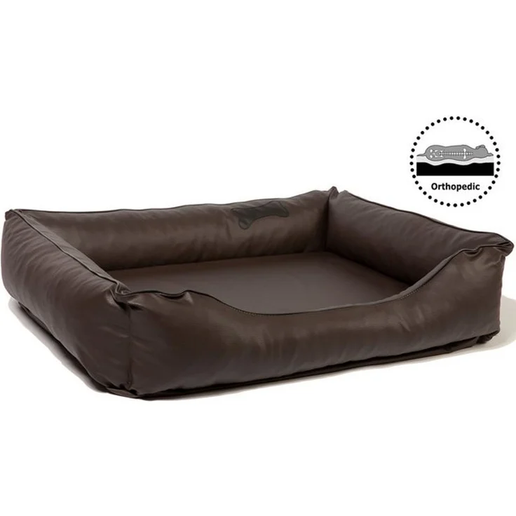 CopcoPet Tierbett Paco Kunstleder Hundebett – Bild 4