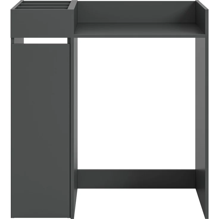 Waschmaschienenumbau Set (B/H/T: 95x101x60 cm) in anthrazit Nachbildung – Bild 3