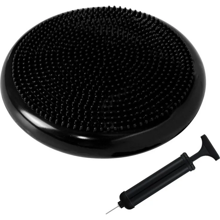 OSTWOLKE Balancekissen Ballsitzkissen Luftkissen Noppenkissen inkl. Pumpe, für aufrechte Haltung, Fitness-, Reha-, Balance- & Krafttraining