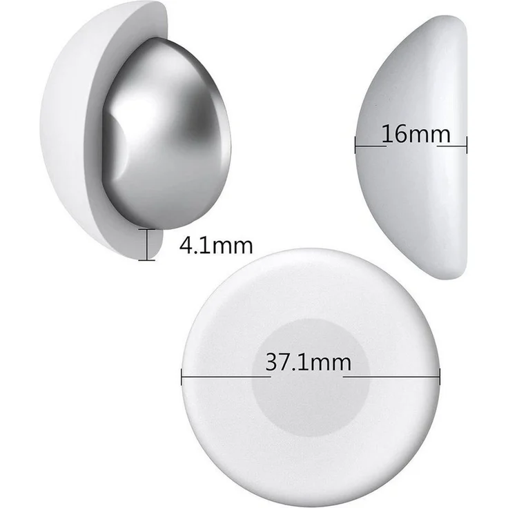 FELIXLEO Duschrollo Duschvorhang-Gewichte silikonbeschichtete Starke Duschvorhang-Magnete (5-tlg) – Bild 3