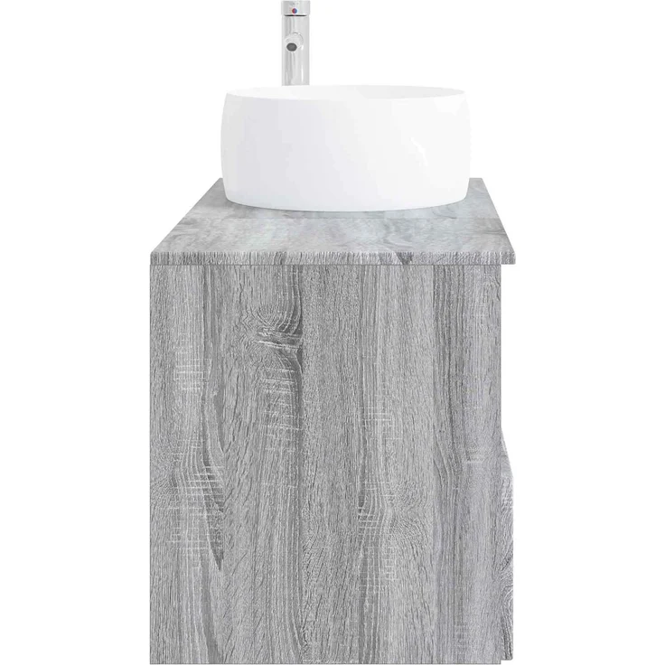 vidaXL Badezimmerschrank-Set 2 stk. Grau Sonoma 79,5 x 44,5 x 80 cm 3404100 – Bild 5