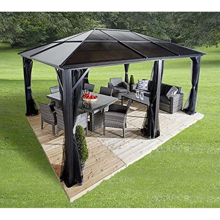 Sojag Meridien 1216 | Pavillon mit festem Dach | – Bild 6