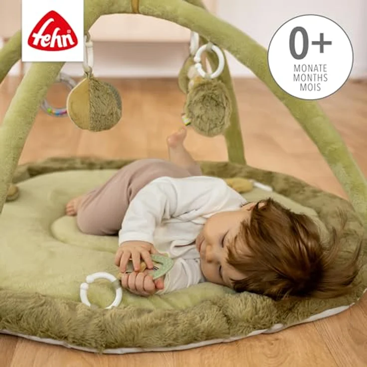 Fehn 3-D-Activity-Decke Chamäleon Lazy, Crazy & Pink Khaki/Olive – Bild 4