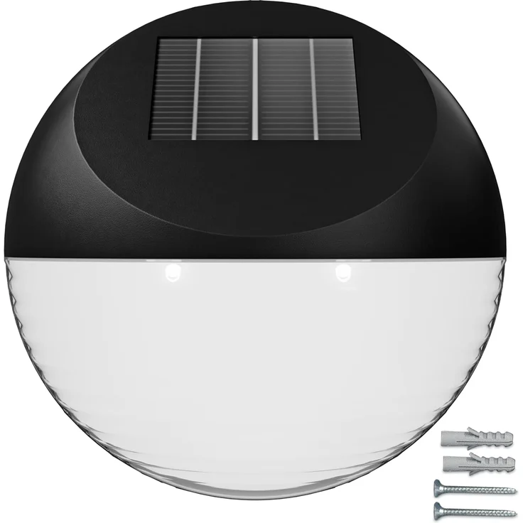 monzana LED Solarleuchte, Solarlampe, 6er Set Solarlampe Außen IP65 Hängend Garten Balkon Außenleuchte Zaun – Bild 9