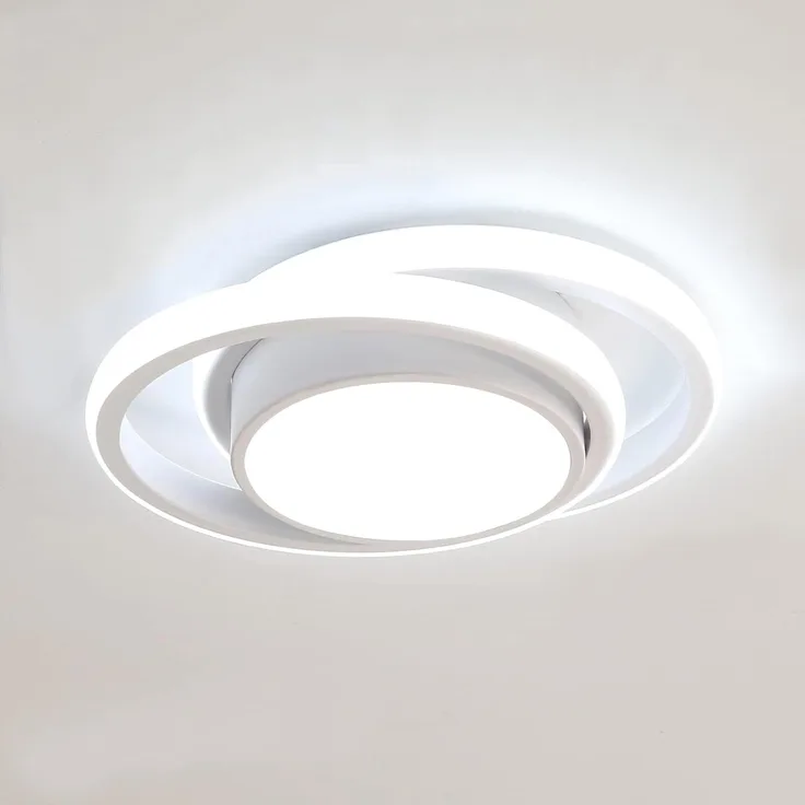 Comely LED Deckenleuchte Modern 32W, 2350LM, 6500K Tageslicht, Rundes Design, × 280mm – Deckenlampe für Schlafzimmer, Badezimmer, Küche, Flur & Balkon