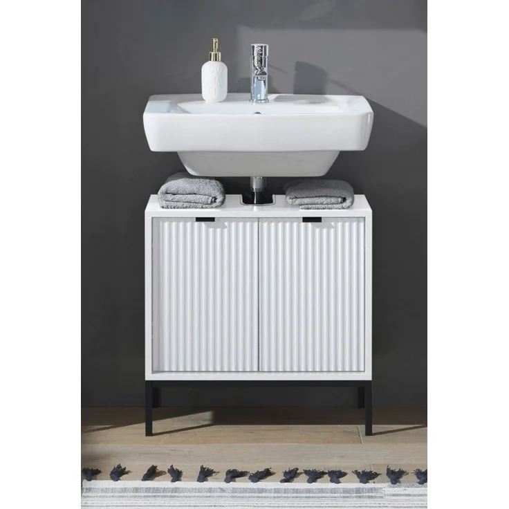 PREISBRECHER Waschbeckenunterschrank Lucera 60 x 60 x 32 cm (B/H/T) – Bild 1