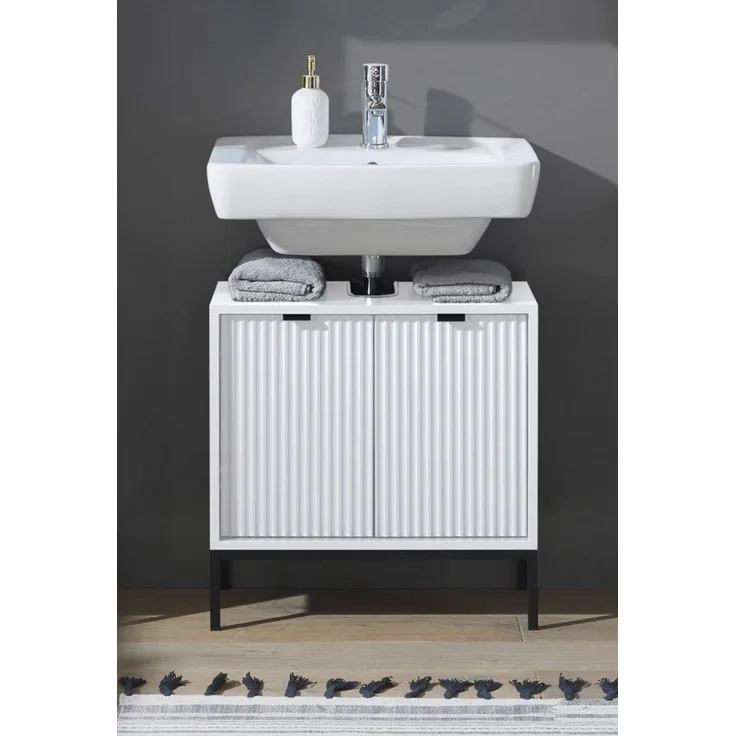 PREISBRECHER Waschbeckenunterschrank Lucera 60 x 60 x 32 cm (B/H/T)