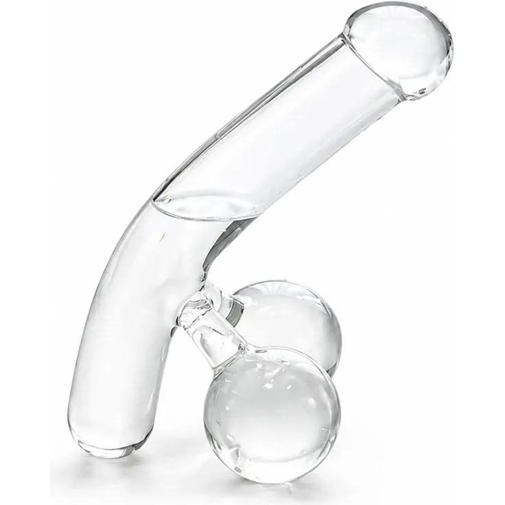 Whiskykaraffe Dekanter aus Glas Lustige Schnapsflasche Transparent