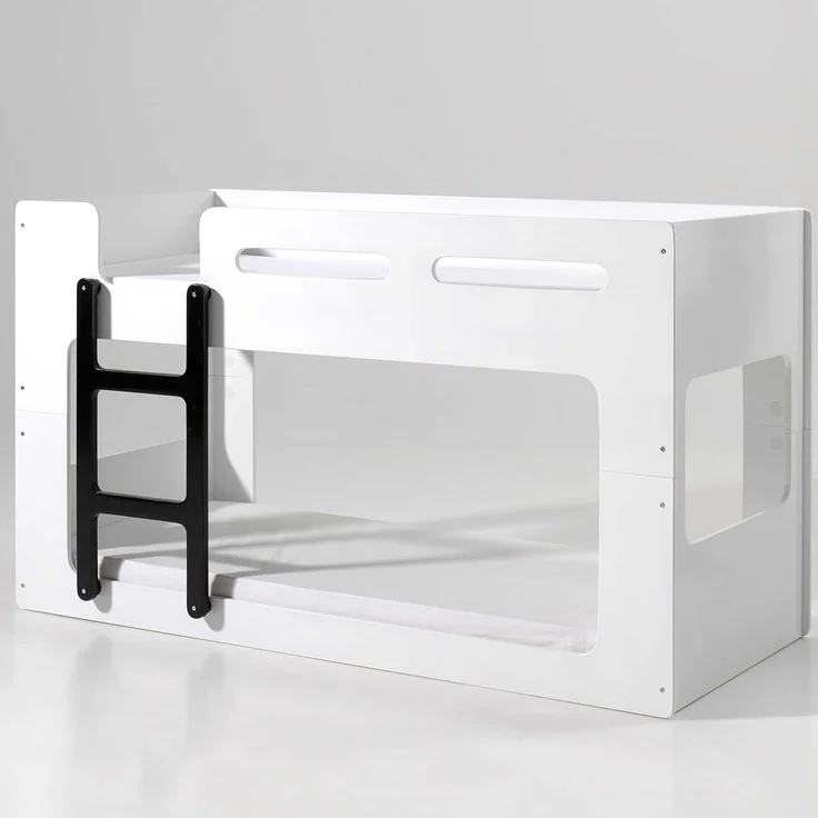 Vipack 'Luca' Halbhochbett 90x200 cm weiß, inkl. Lattenrost – Bild 7