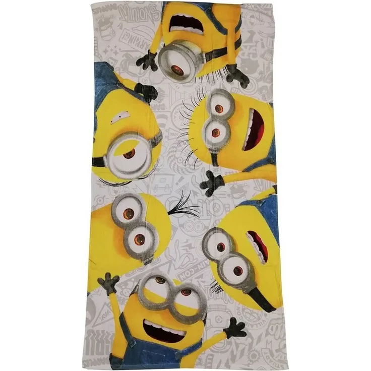 Minions Strandtücher Minions, Frottee (1-St), Motivtuch für Strand oder Zuhause