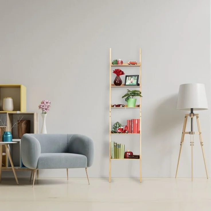 Leiterregal Bambus – Bild 2