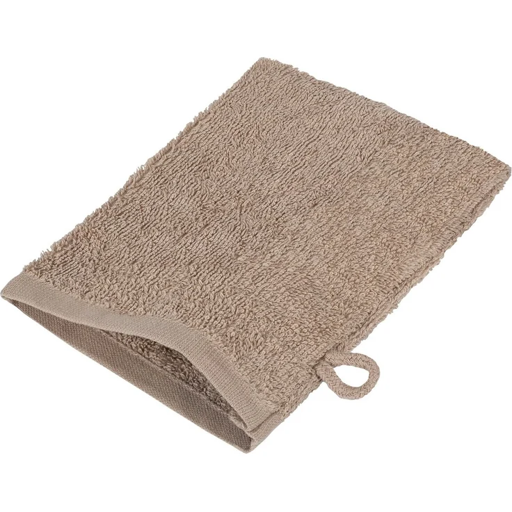 NatureMark Waschhandschuh 10er-Set Frottier Waschhandschuhe, 100% Baumwolle (10-St), Premium Frottier Waschhandschuhe, 15x21cm, Sand – Bild 3