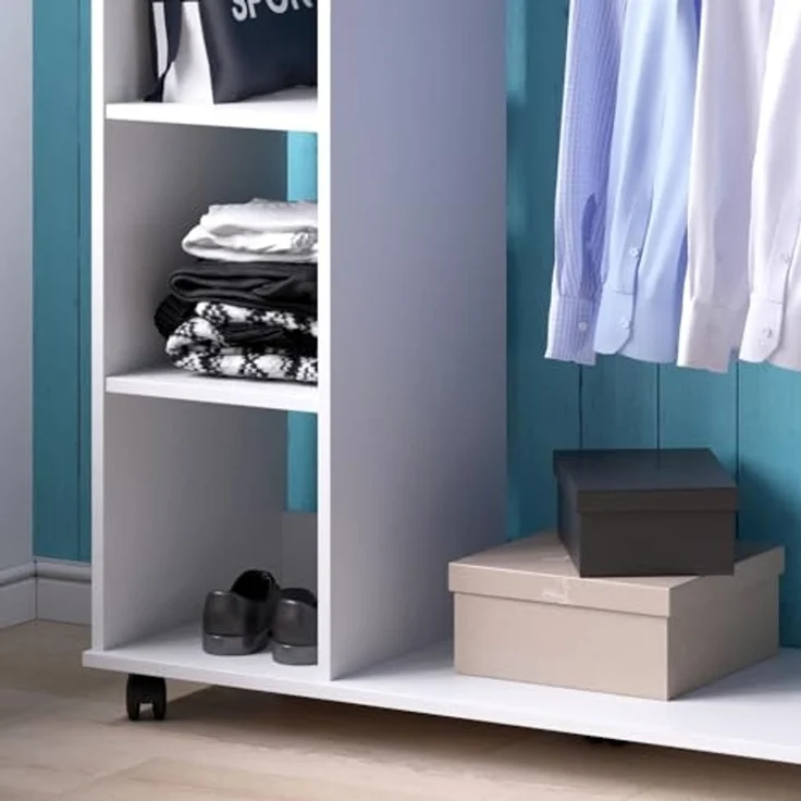 Garderobe Cosmo Weiß 110 x 129.4 cm Vicco – Bild 5