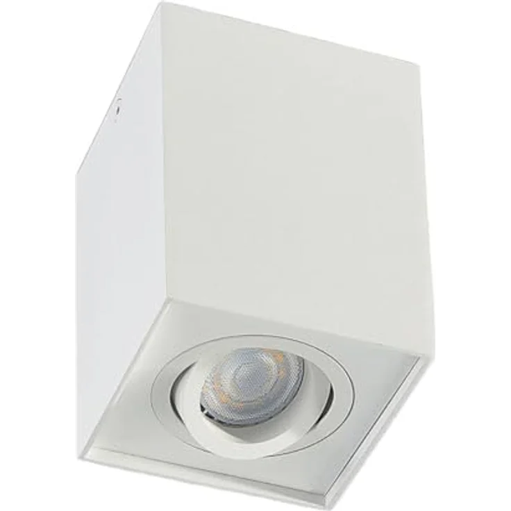 Arcchio Deckenlampe Jolina, moderne Deckenleuchte in Weiß aus Aluminium, 1 flammig, GU10, ideal für Flur, Küche und Bad – Bild 1