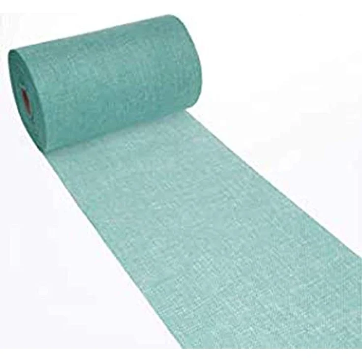 Deko AS Tischläufer Tischläufer Shabby Chic helltürkis 20cm 25m - 69-200-25-71 (1-tlg, 1 Rolle Tischläufer), Strapazierfähig – Bild 1