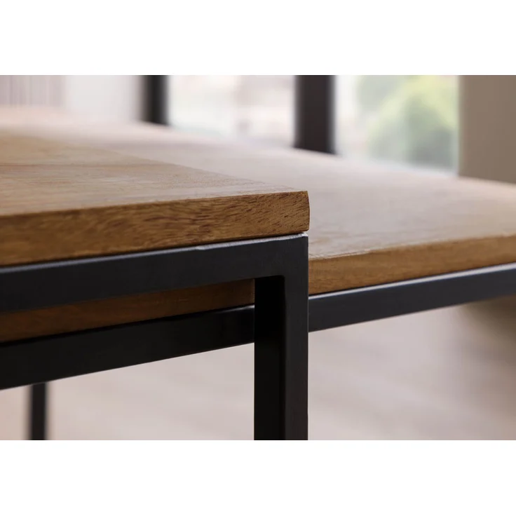 Couchtisch Sheesham 118x62x40 natur unbehandelt LICHTENBERG #110 – Bild 6