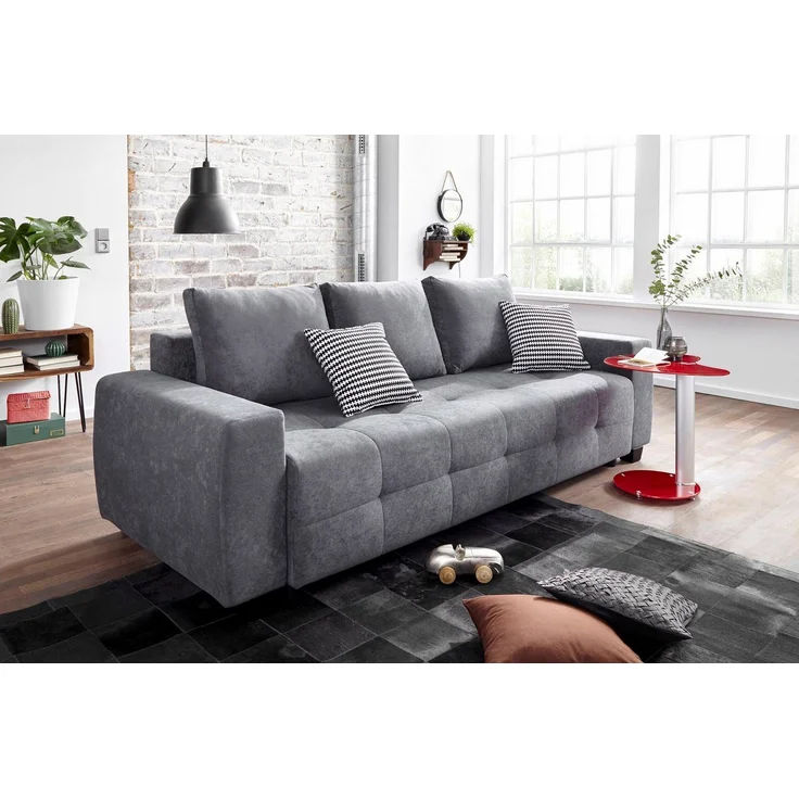 COLLECTION AB Schlafsofa Bella, mit Bettfunktion und Bettkasten, inkl. loser Rücken- und Zierkissen – Bild 5
