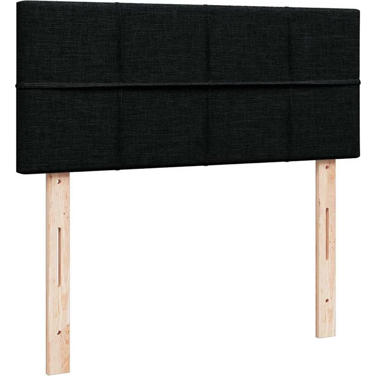 vidaXL Ottoman-Bett mit Matratze & LEDs Schwarz 120x200 cm Stoff 3312300 – Bild 9