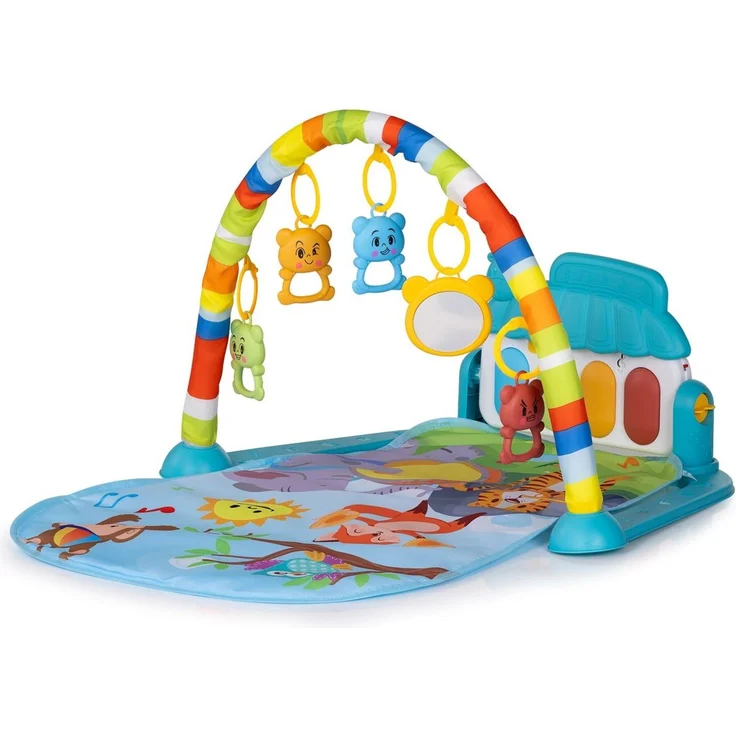 Chipolino Spielbogen Klavierkonzert, Krabbeldecke, Melodien, Hängespielzeuge blau – Bild 1