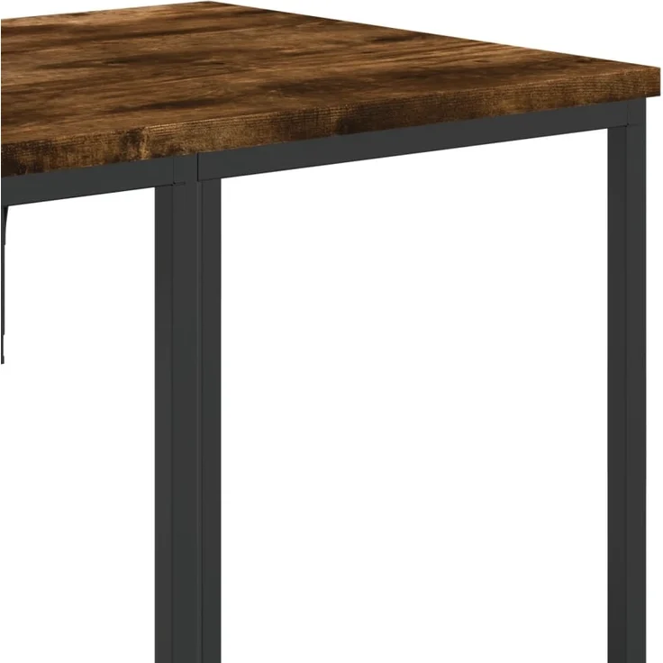 vidaXL Kleiderständer mit Ablagen Räuchereiche Holzwerkstoff 847861 – Bild 6